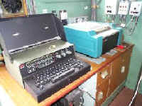 Morse encoder / decoder and teleprinter