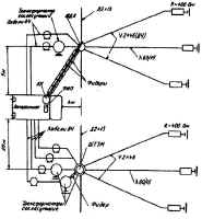 HF and VHF antenna configuration diagrams